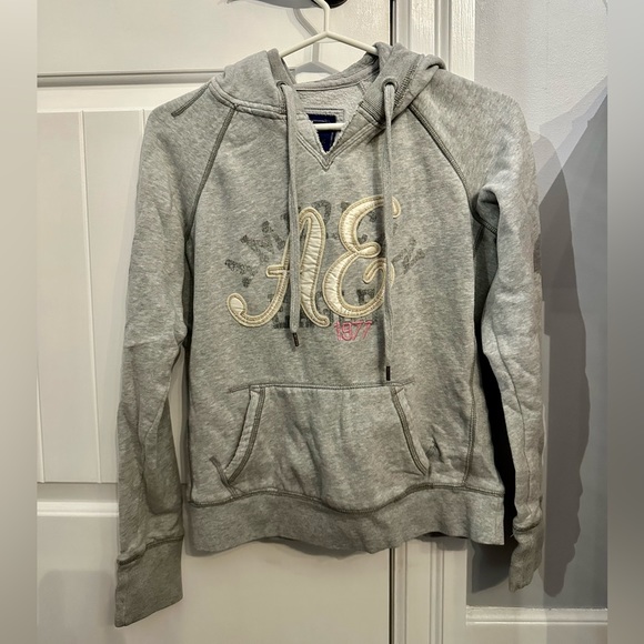 American Eagle - Grey Hoodie - Picture 1 of 2